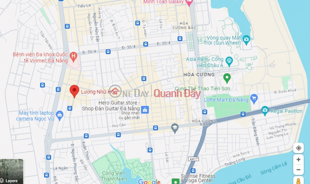 Property Search Vietnam | OneDay | Residential, Sales Listings ► 700m2 land in Da Nang Center, 7.5m road frontage, 35 billion