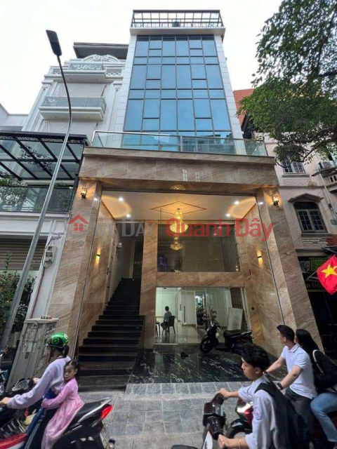 Selling office building on street front, soccer sidewalk, Xuan Thuy, Cau Giay 103m 8 floors 42 billion _0