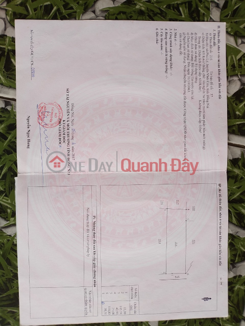 The owner needs to sell 2 plots of land in Phu Ly Commune, Vinh Cuu, Dong Nai. _0