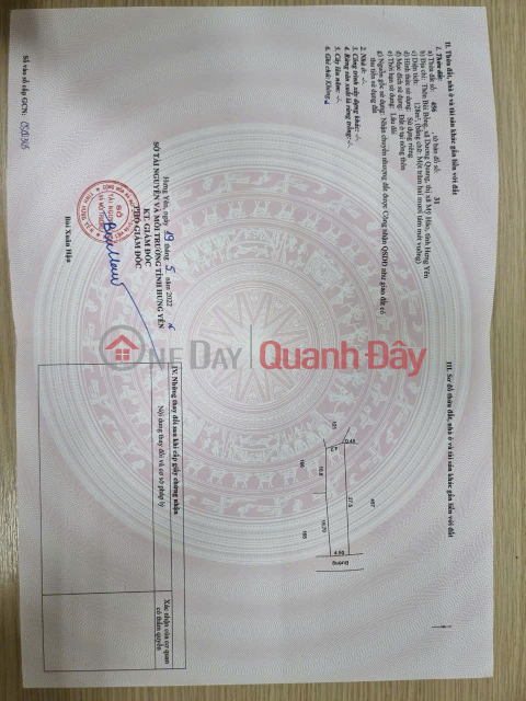 BEAUTIFUL LAND - GOOD PRICE - URGENTLY SELLING 2 Potential Land Lots At Bui Bong, Duong Quang, Old My Hao, Hung Yen _0