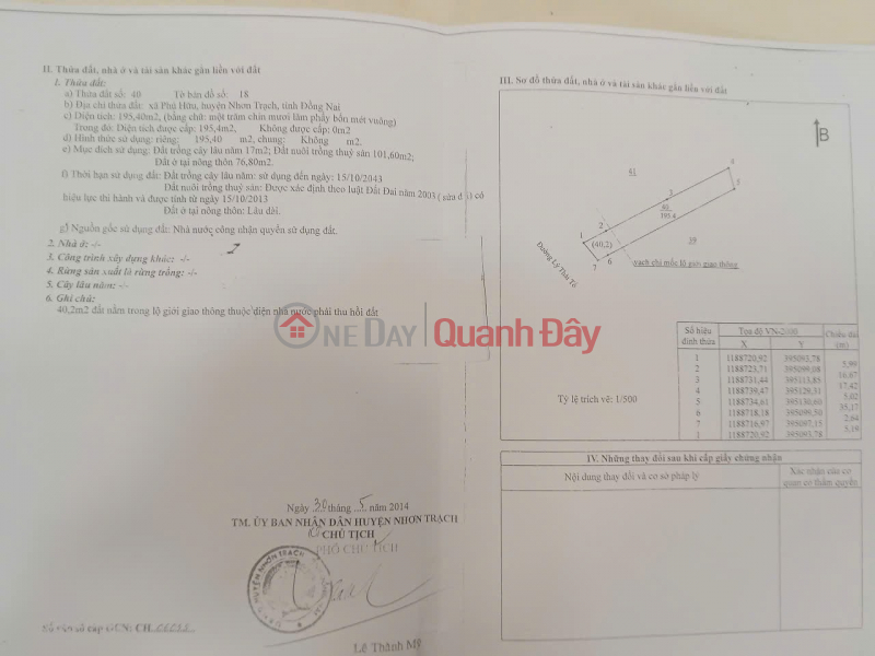 Property Search Vietnam | OneDay | Residential | Sales Listings, Beautiful house - good price, owner needs to sell house located in Nhon Trach district, Dong Nai province