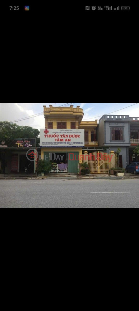 NHÀ CHÍNH CHỦ - MẶT TIỀN Số 91 Triệu Việt Vương - TT Quất Lâm - Giao Thủy - Nam Định _0