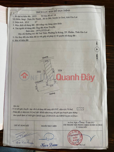 Property Search Vietnam | OneDay | Residential | Sales Listings | OWN 2 ADJUSTABLE LOT OF LAND NOW - GOOD PRICE AT Alley 179 Pham Ngoc Thach, Thong Nhat, Pleiku, Gia Lai