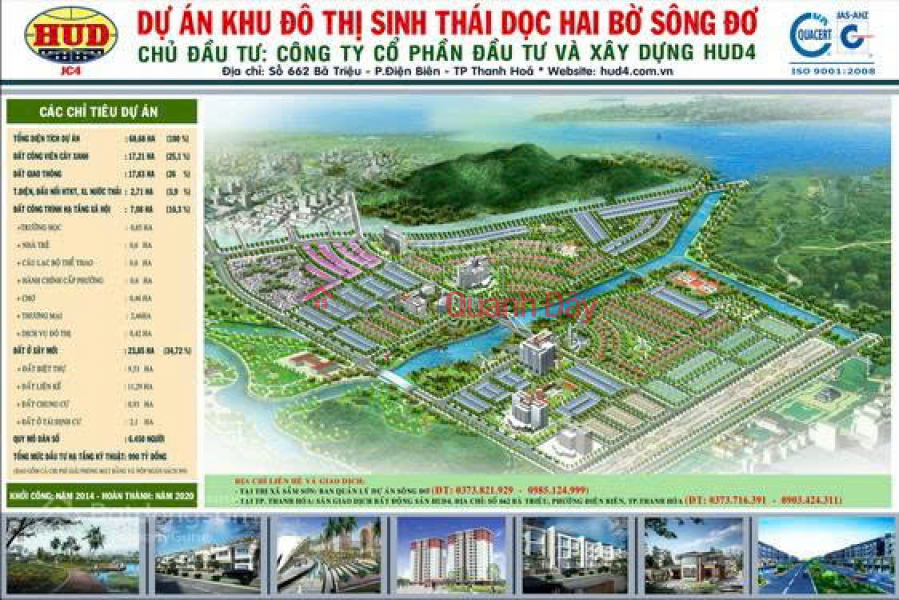 Chính chủ bán đất nền dự án Khu đô thị sinh thái Sông Đơ, 8,1 tỷ, 391 m2 Niêm yết bán